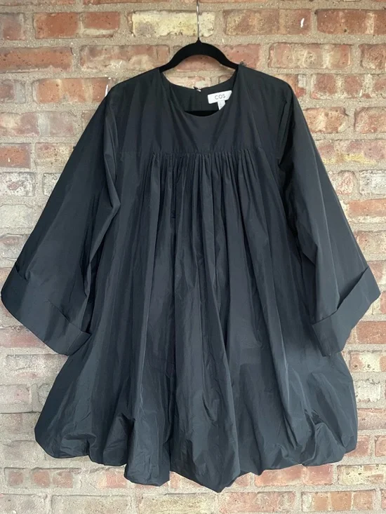 COS VOLUMINOUS A-LINE MINI DRESS - Picture 6 of 13